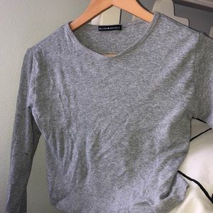 Gray brandy Melville long sleeve